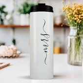 Bouteilles Isothermes Mme Bride Mariage Signature Nom du script