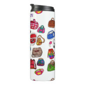 Bouteilles Isothermes Mode Cool amusant Illustré Motif de bourse (Tourné sur la droite)