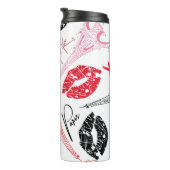 Bouteilles Isothermes Mode Paris, calligraphie motif Tour Eiffel. (Tourné sur la droite)