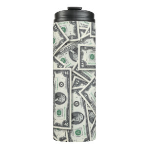Bouteilles Isothermes Modèle de billet de 2 dollars
