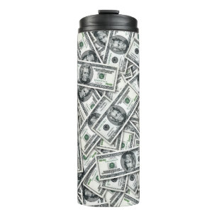 Bouteilles Isothermes Modèle de billet de vingt dollars