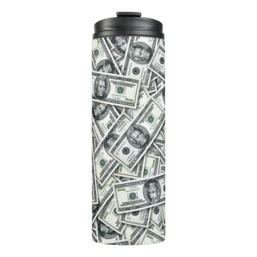 Bouteilles Isothermes Modèle de billet de vingt dollars (Devant)