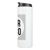 Bouteilles Isothermes modèle de conception de logo personnalisé sur (Tourné sur la droite)