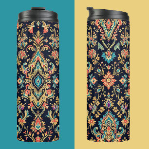 Bouteilles Isothermes Modèle de Damas Ornat de luxe avec motifs floraux