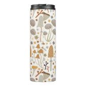 Bouteilles Isothermes Modèle de nom personnalisé du Motif de champignons (Dos)