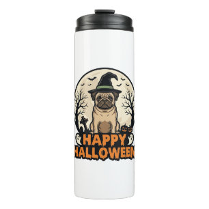Bouteilles Isothermes Modèle de T-shirt Chapeau de Sorcière Happy Hallow