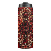 Bouteilles Isothermes Modèle de tapis oriental en rouge foncé (Devant)