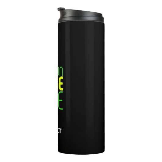 BOUTEILLES ISOTHERMES MODÈLE DE TEXTE D'IMAGE NOIRE SIMPLE ET MODERNE (Tourné sur la droite)