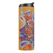 Bouteilles Isothermes Modèle d'écharpe multicolore Paisley (Tourné sur la gauche)