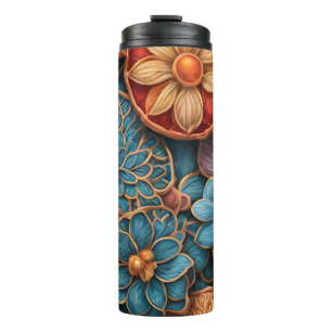 Bouteilles Isothermes Modèle floral coloré