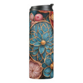 Bouteilles Isothermes Modèle floral coloré (Tourné sur la gauche)