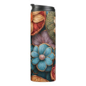 Bouteilles Isothermes Modèle floral coloré (Tourné sur la droite)