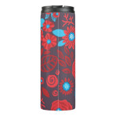Bouteilles Isothermes Modèle floral de Doodle (Dos)
