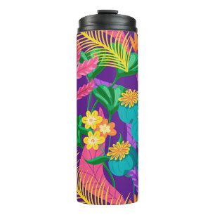 Bouteilles Isothermes Modèle floral exotique coloré-23148