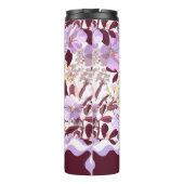 Bouteilles Isothermes Modèle floral pourpre Feuille de Bourgogne Personn (Dos)