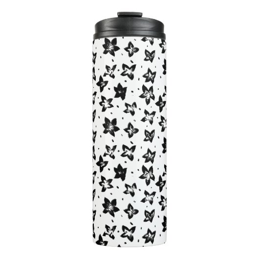 Bouteilles Isothermes Modèle floral reconstruit - Goth chromatique (Devant)