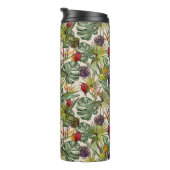 Bouteilles Isothermes Modèle floral tropical (Tourné sur la droite)