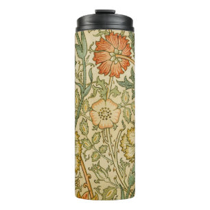 Bouteilles Isothermes Modèle Rose et Rose vintage de William Morris