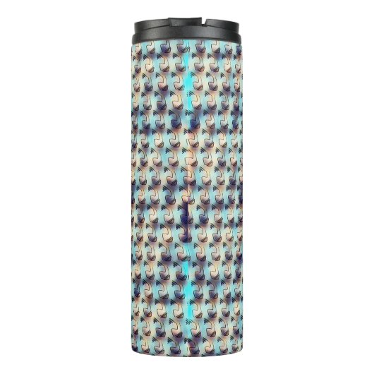 Bouteilles Isothermes Modern abstract digital pattern design 1242 (Dos)