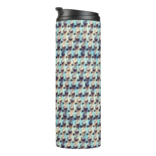Bouteilles Isothermes Modern abstract digital pattern design 1242 (Tourné sur la droite)