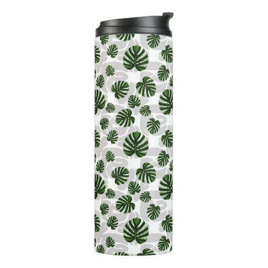 Bouteilles Isothermes Modern Boho Botanical Leaves Pattern (Tourné sur la gauche)