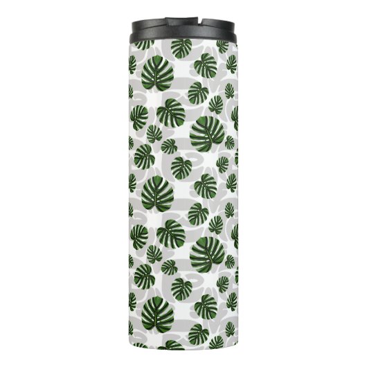 Bouteilles Isothermes Modern Boho Botanical Leaves Pattern (Dos)