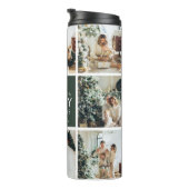 Bouteilles Isothermes Modern Collage “Merry Christmas” Multi Photo (Tourné sur la droite)