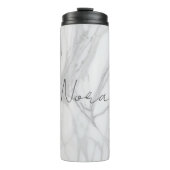 Bouteilles Isothermes Modern Personalized White Marble Pattern (Devant)