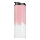 Bouteilles Isothermes Modern Pink Brush strokes white Design (Tourné sur la droite)