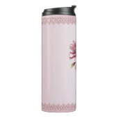 Bouteilles Isothermes Modern Pink Flowers Thermal Tumbler (Tourné sur la gauche)