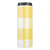 Bouteilles Isothermes Moderne Chic Rustique Blanc & Jaune (Dos)