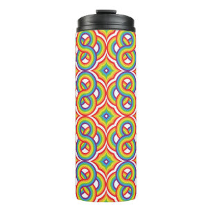 Bouteilles Isothermes Moderne Coloré Simple Motifs Batik