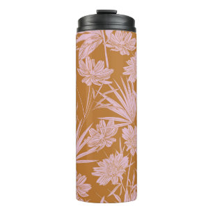 Bouteilles Isothermes Moderne fleur de jardin monotone rétro humeur sans