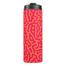 Moderne fuchsia orange stylé