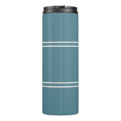 Bouteilles Isothermes Moderne Monogramme Turquoise Vert Élégant Boisson (Dos)