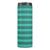 Bouteilles Isothermes Moderne Simple 2 Tone Stripe Géométrique Forêt Ver (Dos)
