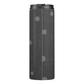 Bouteilles Isothermes Moderne, simple, ludique, amusant motif de cercles (Dos)