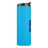 Bouteilles Isothermes Moderne tendance Élégant Bleu Simple Simple Ajoute (Tourné sur la gauche)