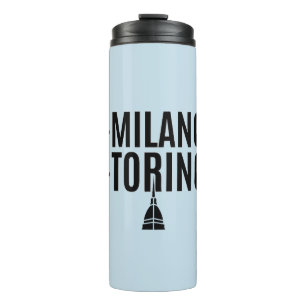 Bouteilles Isothermes Moins de Milan, Plus de Turin - Ironie Savoyarde