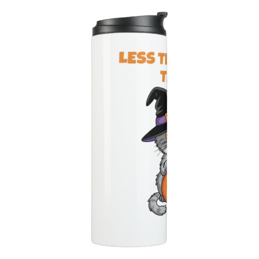 Bouteilles Isothermes Moins De Trucs Plus De Traitements Cadeaux Hallowe (Tourné sur la gauche)