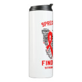 Bouteilles Isothermes Mois de sensibilisation aux accidents vasculaires (Tourné sur la gauche)