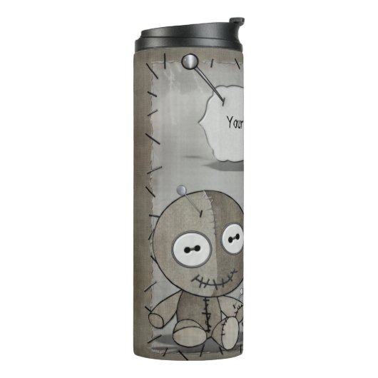 Bouteilles Isothermes MOJO Gothique Poupée vaudou PERSONNALISÉE (Tourné sur la gauche)