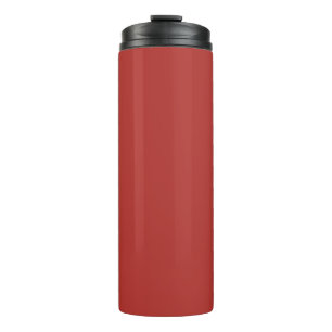 Bouteilles Isothermes Molten Lava foncé Rouge uni couleur Imprimer