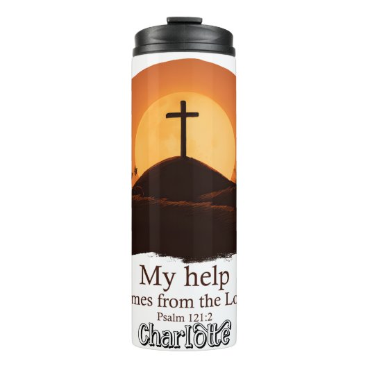 Bouteilles Isothermes Mon Aide Provient Du Seigneur (Devant)