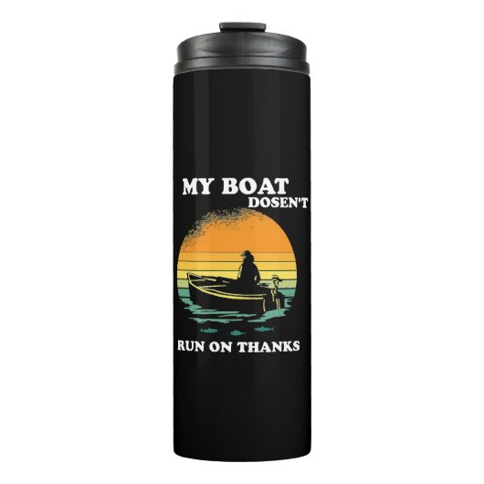 Bouteilles Isothermes Mon bateau ne fonctionne pas grâce (Devant)