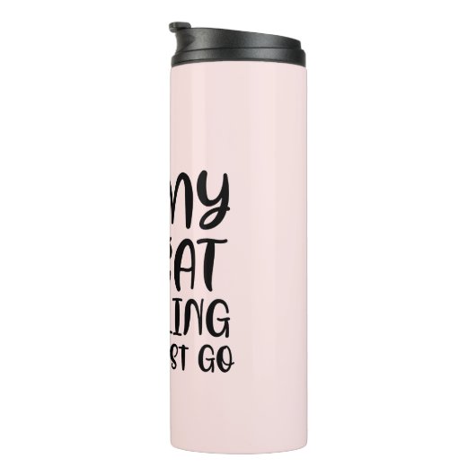 Bouteilles Isothermes Mon chat appelle et je dois y aller (Tourné sur la droite)