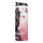 Bouteilles Isothermes Mon Chien Affenpinscher Est Mon Valentin Personnal (Tourné sur la droite)