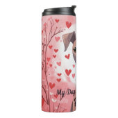 Bouteilles Isothermes Mon Chien Azawakh Est Mon Nom Personnalisé Valenti (Tourné sur la gauche)