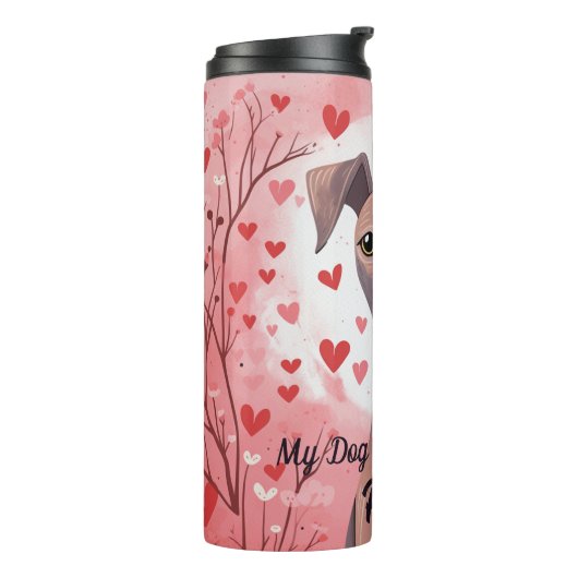 Bouteilles Isothermes Mon Chien Azawakh Est Mon Nom Personnalisé Valenti (Tourné sur la gauche)