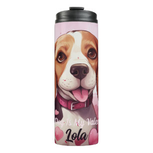 Bouteilles Isothermes Mon Chien Beagle Est Mon Nom Personnalisé Valentin